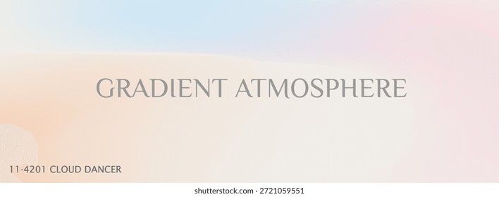 Arte de degradado de ensueño con niebla azul y desenfoque blanco en trazos de nubes suaves. Este fondo degradado combina sombreado azul y vapor blanco en Formas de nubes.