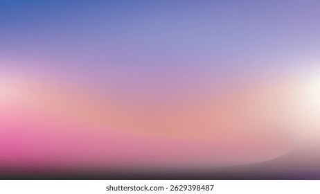 Dreamy Gradient Flow Background , The smooth transition from teal to peach and violet evokes calm and creativity.