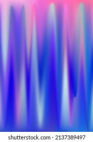 Dreamy hologram gradient background. Iridescent pastel holo print texture. Holographic digital pattern. Pearlescent unicorn vector backdrop. Spectrum blur aura gradient fluid design.