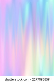 Dreamy hologram gradient background  Iridescent holo texture  Holographic rainbow neon color pattern  Pearlescent vector glam wallpaper  Spectrum blur aura gradient fluid design 