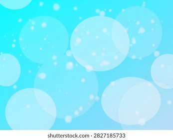 Dreamy light blue and light-bokeh background asset