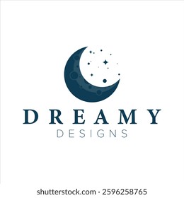 Dreamy moon Design Logo design