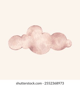 Dreamy Pastel Cloud Element Illustration