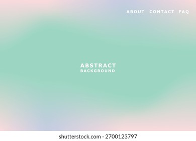 Fondo abstracto degradado pastel de ensueño con suave desenfoque y suaves transiciones de color en tonos rosa y menta