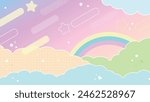 Dreamy Pastel Starry Sky Backgrounds Web graphics	