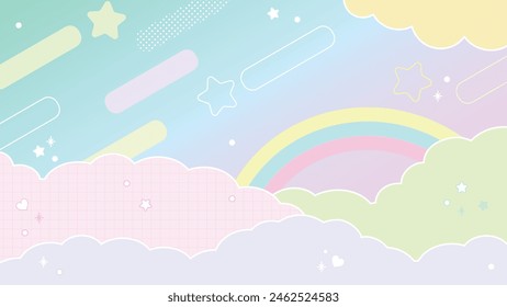 Dreamy Pastel Starry Sky Backgrounds Web graphics