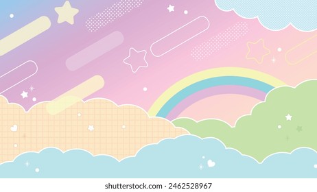 Dreamy Pastel Starry Sky Backgrounds Web graphics	