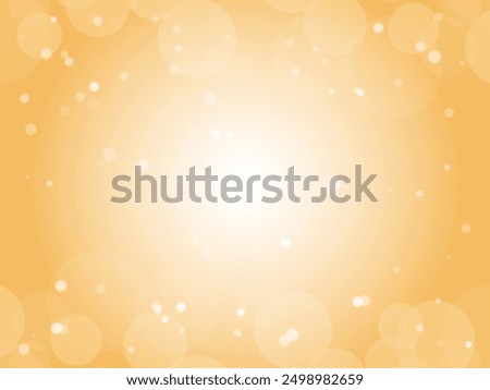 Dreamy polka dot orange abstract background