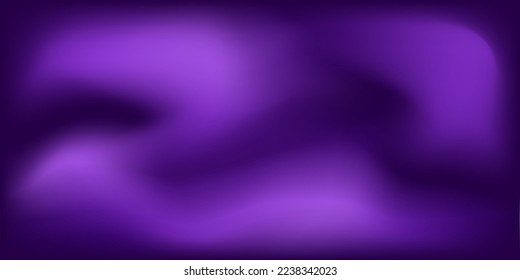 Dreamy Purple Vibrant Gradient Vector Background. Dreamy Unfocussed Holograph Luxury Texture. Fluid Lights Minimal Digital Gradient