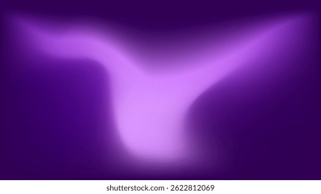A dreamy purple wave with a mystical aura.