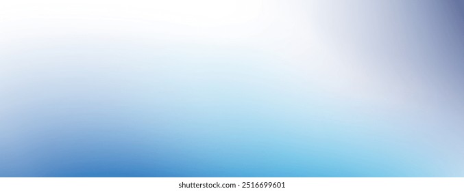 Dreamy and serene gradient background with smooth transitions of blue hues. Perfect for abstract designs and backgrounds.