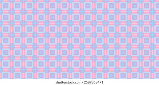 Dreamy Symmetry in Pink and Blue