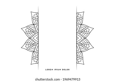 Dreamy wallpaper with mandala pattern