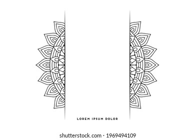 Papel pintado de ensueño con un patrón de mandala