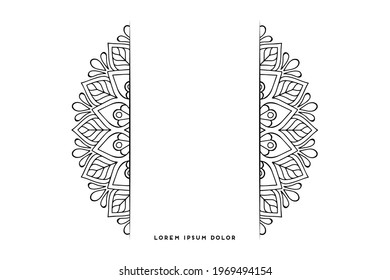 Papel pintado de ensueño con un patrón de mandala