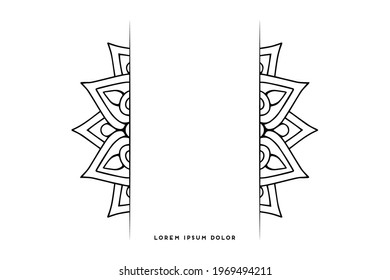 Dreamy wallpaper with mandala pattern