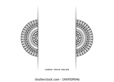 Papel pintado de ensueño con un patrón de mandala