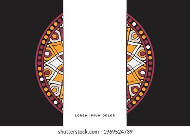 Dreamy wallpaper with mandala pattern
