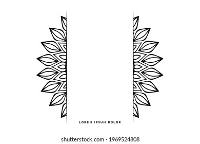 Dreamy wallpaper with mandala pattern