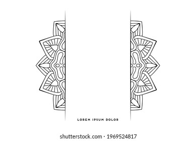 Papel pintado de ensueño con un patrón de mandala