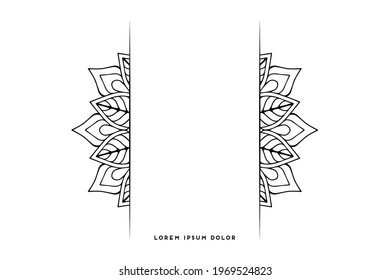 Papel pintado de ensueño con un patrón de mandala