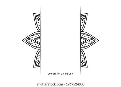 Dreamy wallpaper with mandala pattern