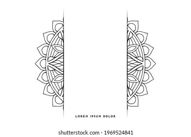 Papel pintado de ensueño con un patrón de mandala