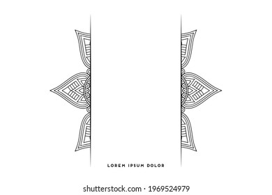 Dreamy wallpaper with mandala pattern
