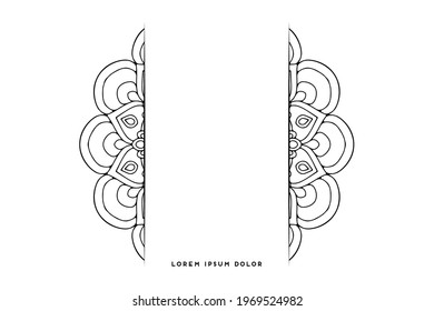 Dreamy wallpaper with mandala pattern