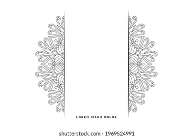Dreamy wallpaper with mandala pattern