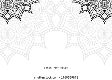 Dreamy wallpaper with mandala pattern