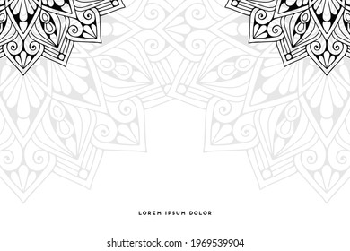 Papel pintado de ensueño con un patrón de mandala