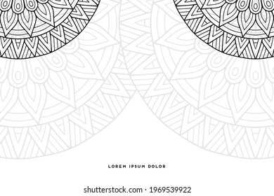 Papel pintado de ensueño con un patrón de mandala