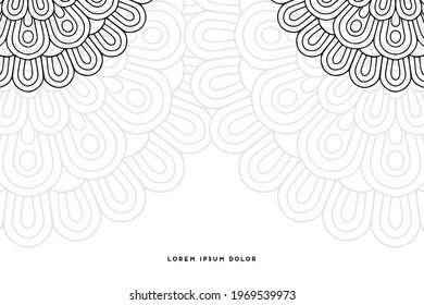 Dreamy wallpaper with mandala pattern
