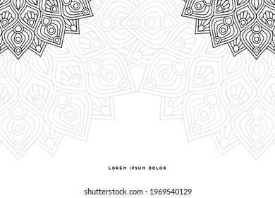 Papel pintado de ensueño con un patrón de mandala