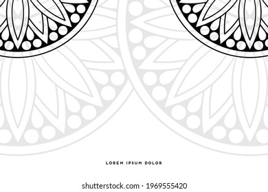Papel pintado de ensueño con un patrón de mandala