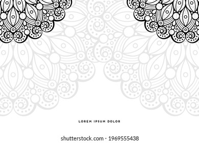 Dreamy wallpaper with mandala pattern