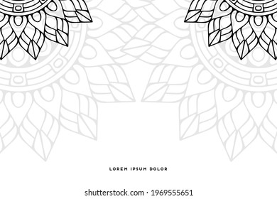Papel pintado de ensueño con un patrón de mandala