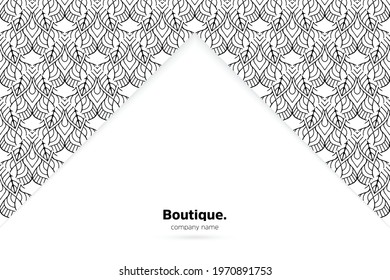 Dreamy wallpaper with mandala pattern