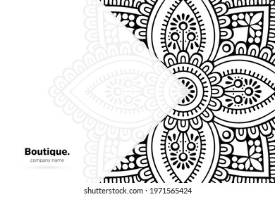 Dreamy wallpaper with mandala pattern