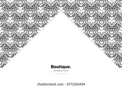 Dreamy wallpaper with mandala pattern