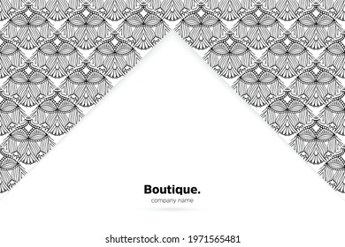 Dreamy wallpaper with mandala pattern