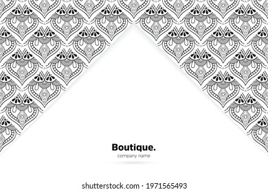 Dreamy wallpaper with mandala pattern