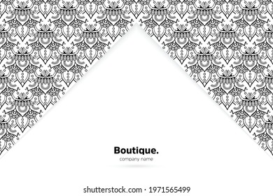 Dreamy wallpaper with mandala pattern