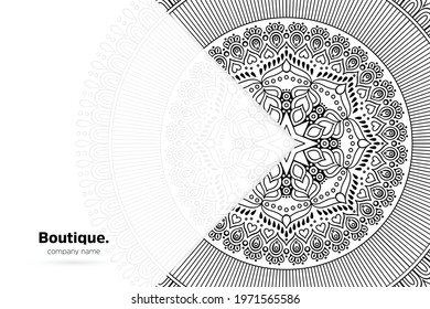 Dreamy wallpaper with mandala pattern