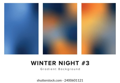 dreamy winter night gradient background.adding a touch of cozy comfort to the chilly scene.