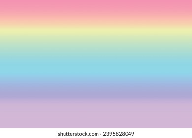 Dreamy Y2K gradient aesthetic background. Holographic vibrant blurred gradient background.