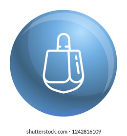 Dreidel icon. Outline dreidel vector icon for web design isolated on white background