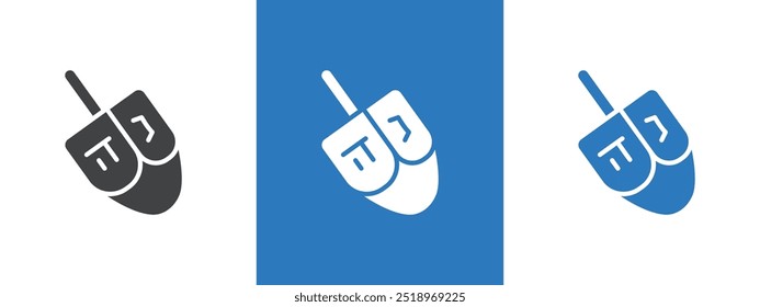 ícone dreidel ilustração de linha fina