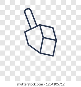 Dreidel icon. Trendy Dreidel logo concept on transparent background from Religion-2 collection